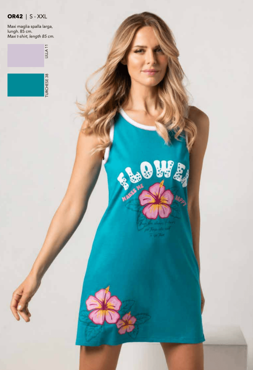 Maxi maglia in cotone spalla larga Sièlei OR42