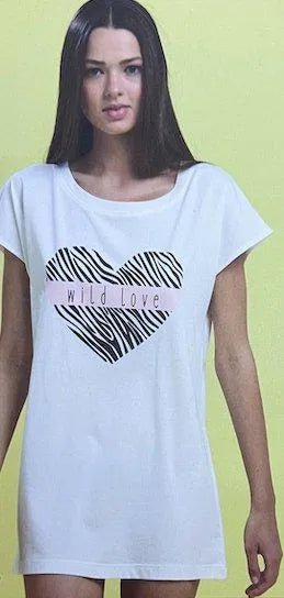Maximaglia donna cotone mezza manica Noidinotte LA2524AB