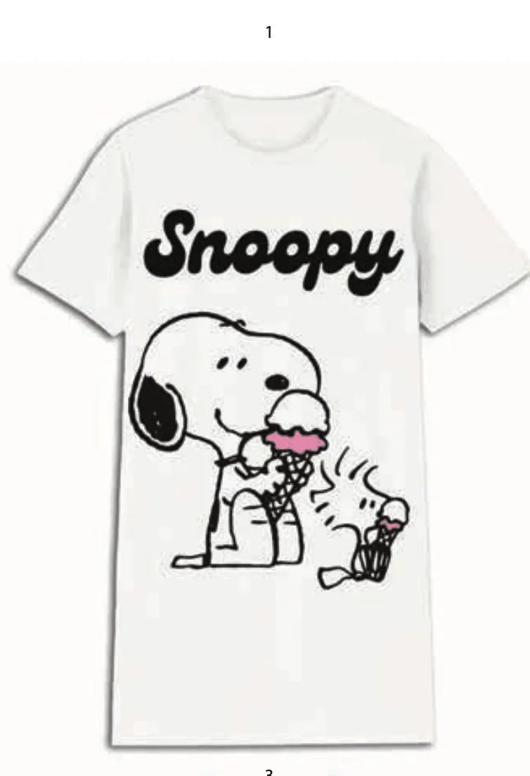 Maximaglia mezza manica Snoopy Peanuts SSD2731 MM_1
