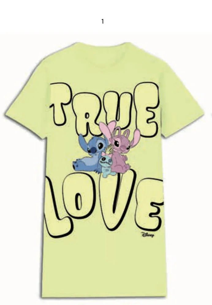 Maximaglia mezza manica Stitch Disney DYD2717 MM_1
