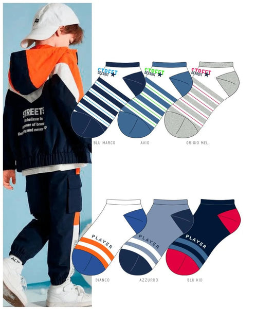 Minicalza bambino in filo di scozia elasticizzata Pezzini BMC-PPE25006