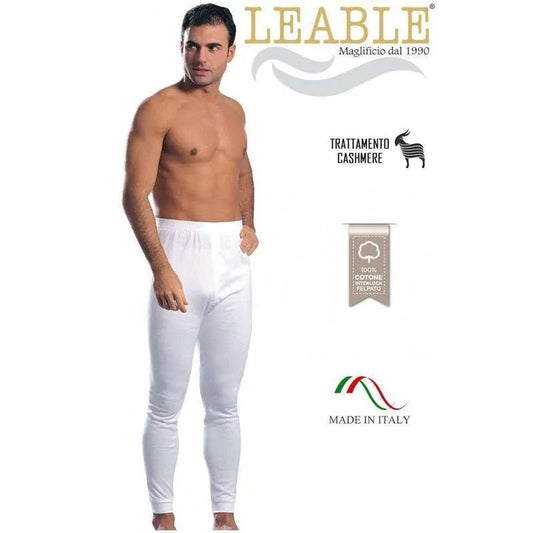 Mutanda lunga uomo Leable in caldo cotone con elastico 199