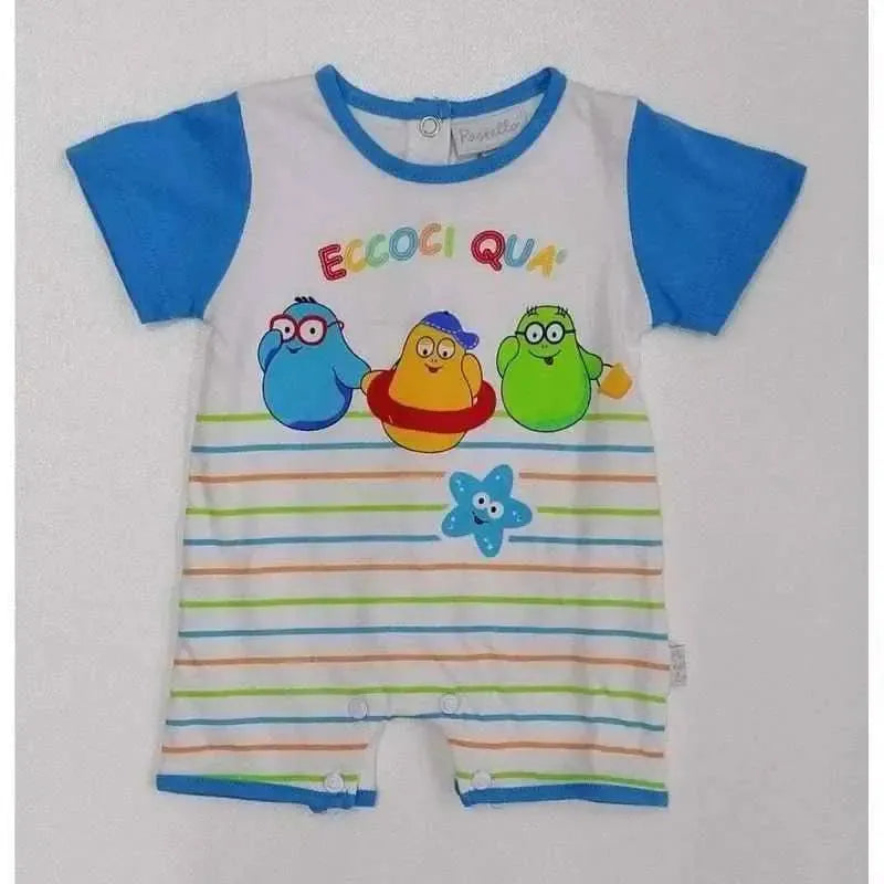Pagliaccetto cotone neonato bambino Pastello PA23E