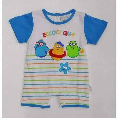 Pagliaccetto cotone neonato bambino Pastello PA23E