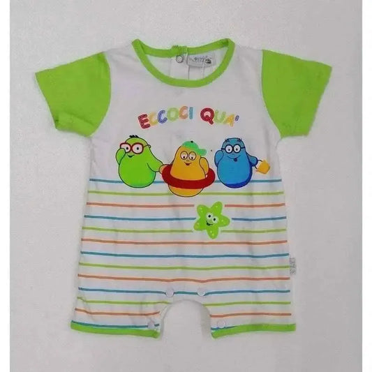Pagliaccetto cotone neonato bambino Pastello PA23E
