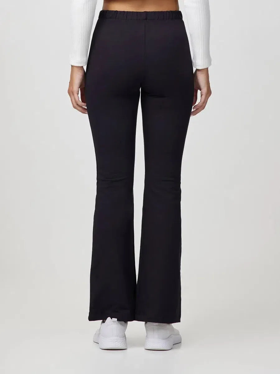 Pantaleggings donna a zampa cotone felpato Jadea 4369