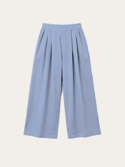 Pantalone largo over in viscosa Gisela 70021