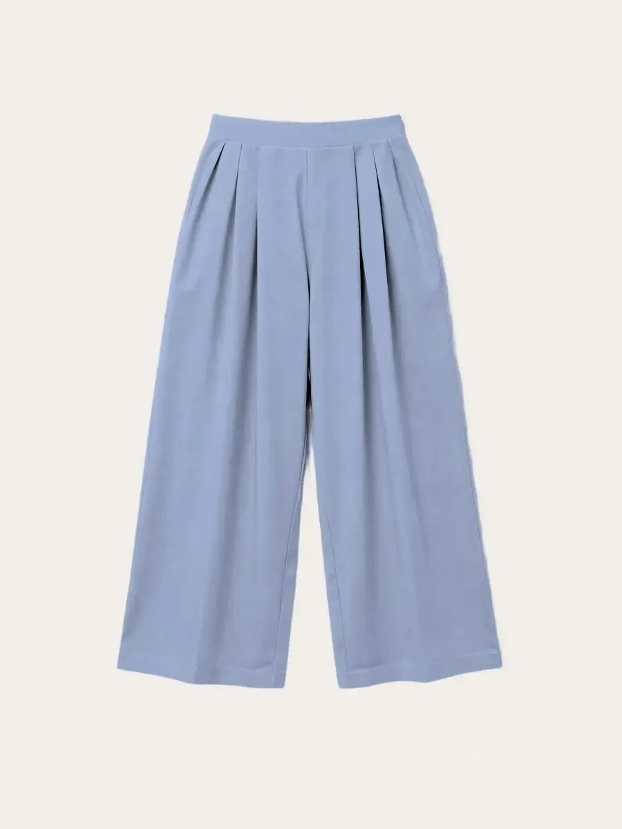 Pantalone largo over in viscosa Gisela 70021