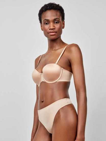 Perizoma donna senza cuciture in tessuto satin Gisela 10058