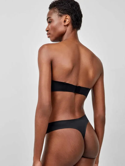 Perizoma donna senza cuciture in tessuto satin Gisela 10058