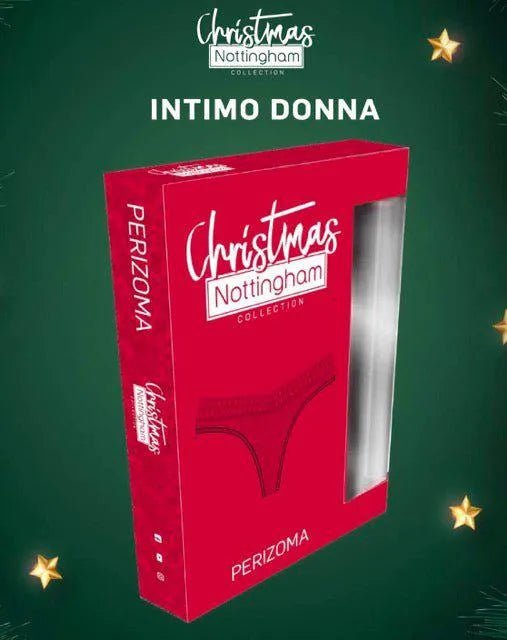 Perizoma rosso donna Nottingham cotone pizzo 41092