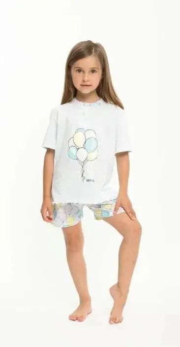Pigiama Gary bambina mezza manica pantaloncino P25043