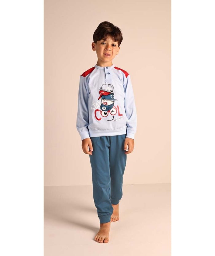 Pigiama Gary bambino manica lunga 2 bottoni 2132