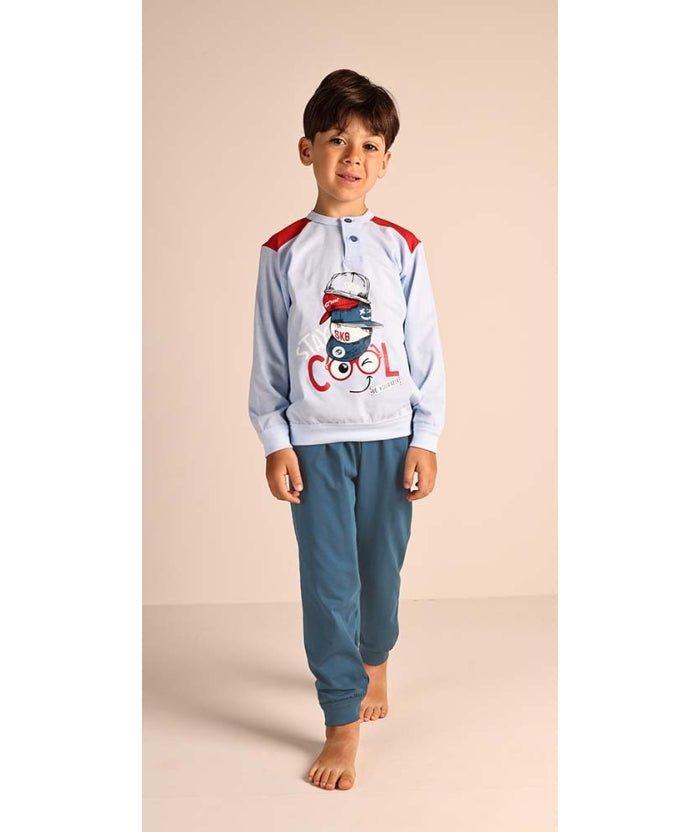 Pigiama Gary bambino manica lunga 2 bottoni 2132