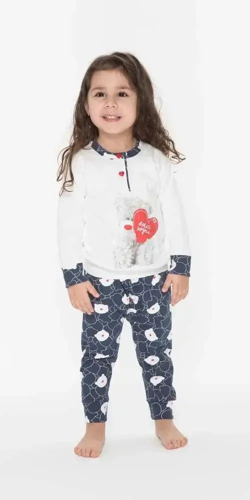 Pigiama Gary neonata interlock bambina Q10001
