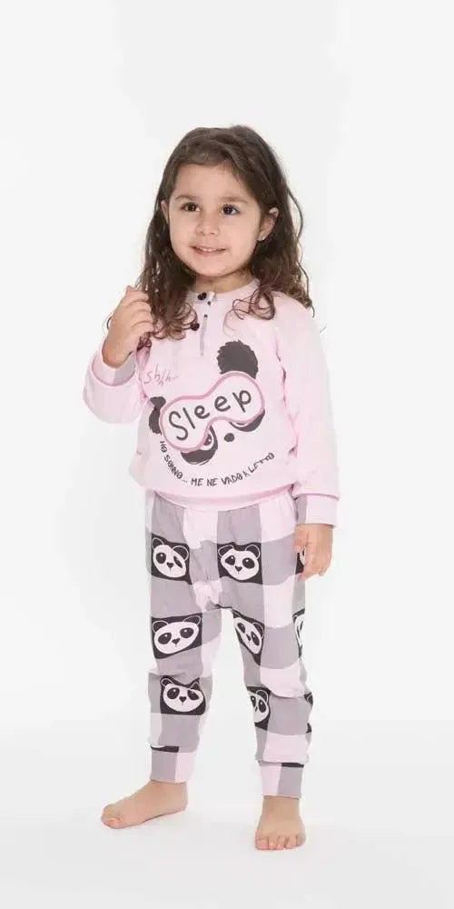 Pigiama Gary neonata interlock bambina Q10006