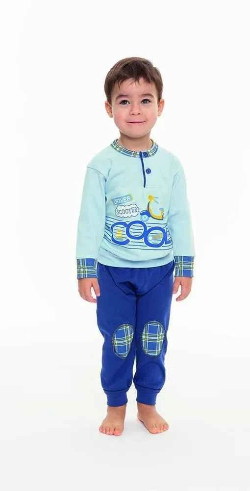 Pigiama Gary neonato interlock bambino N10012