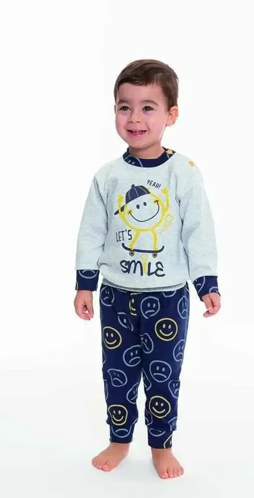 Pigiama Gary neonato interlock bambino N10013