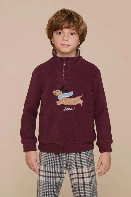 Pigiama bambina/o collo alto micropile Noidinotte Yuppie FE2272