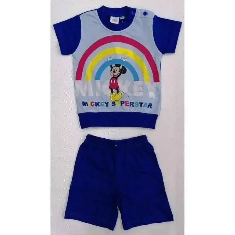 Pigiama bambino cotone Disney Mickey corto MIC 1433