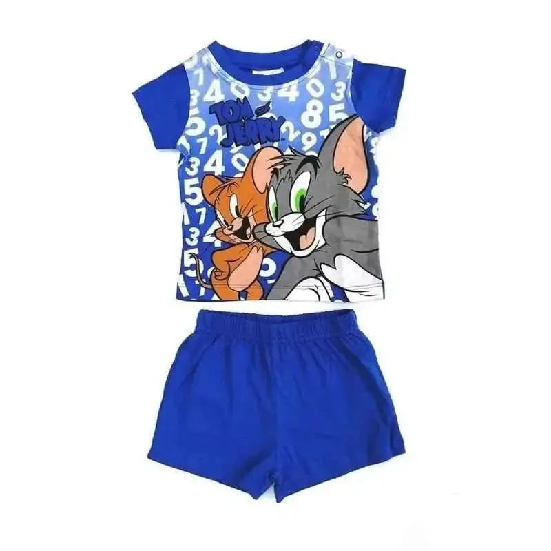 Pigiama bambino cotone Tom and Jerry Disney baby corto ER0343