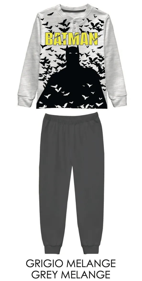 Pigiama caldo cotone Batman DC interlock bambino baby DC40Z1686
