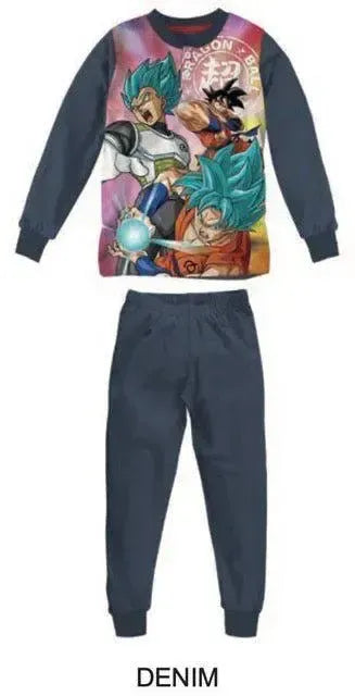 Pigiama caldo cotone Dragon Ball interlock bambino baby DB40G7400
