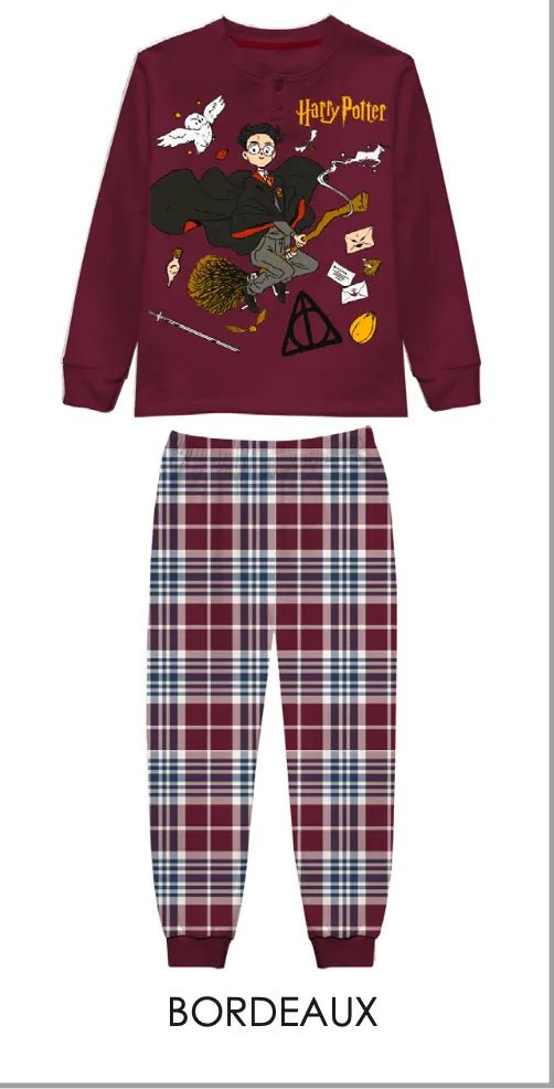 Pigiama caldo cotone Harry Potter interlock bambino baby WR40Z1678