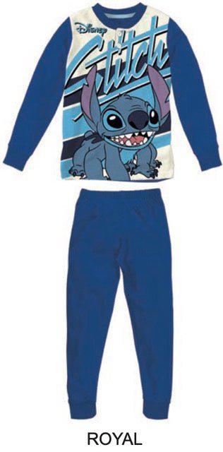 Pigiama caldo cotone Lilo e Stitch Disney interlock bambino baby DY40M4409