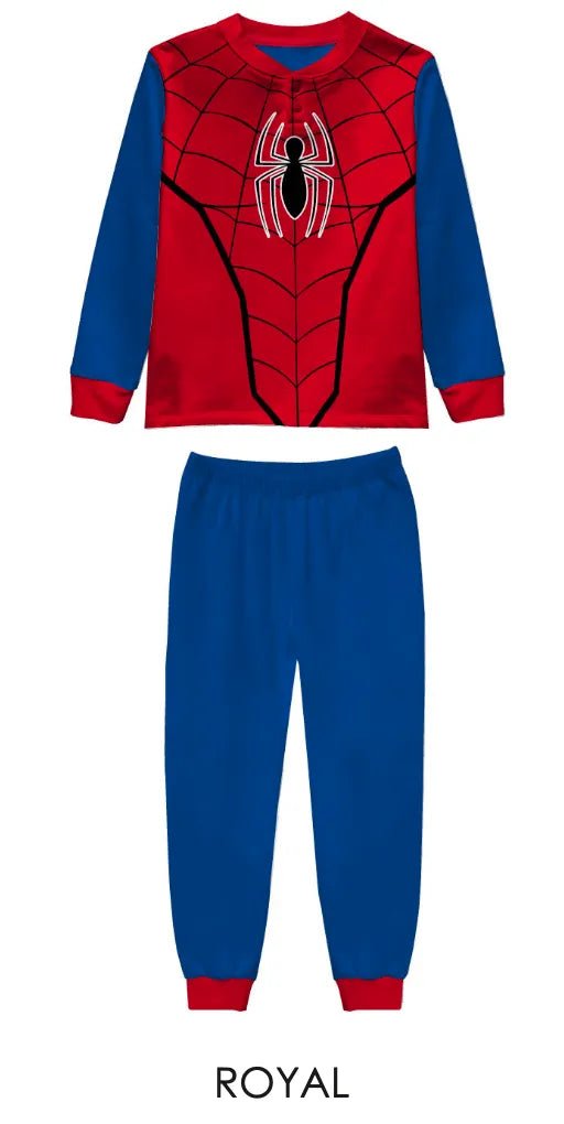 Pigiama caldo cotone Marvel Spiderman interlock bambino baby MV40M7601