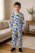 Pigiama caldo cotone Mickey Disney interlock neonato baby DY32P3439