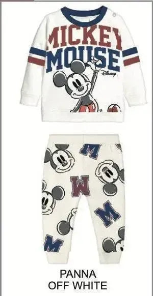 Pigiama caldo cotone Mickey Disney interlock neonato bambino DY32L1407