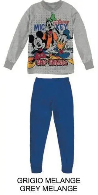 Pigiama caldo cotone Mickey Mouse Disney interlock bambino baby DY40G7410
