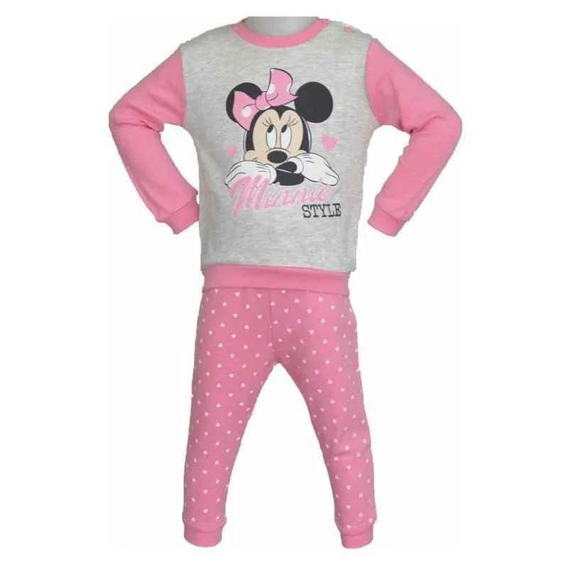 Pigiama caldo cotone Minnie Disney bambina neonata baby 46616