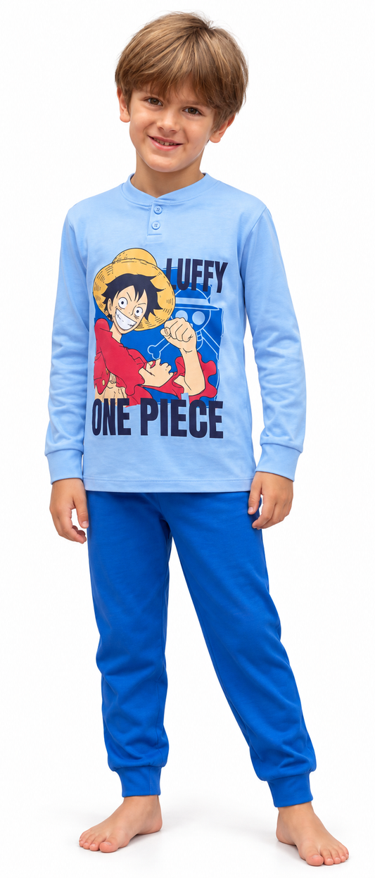 Pigiama caldo cotone One Piece interlock bambino baby ON40M7615