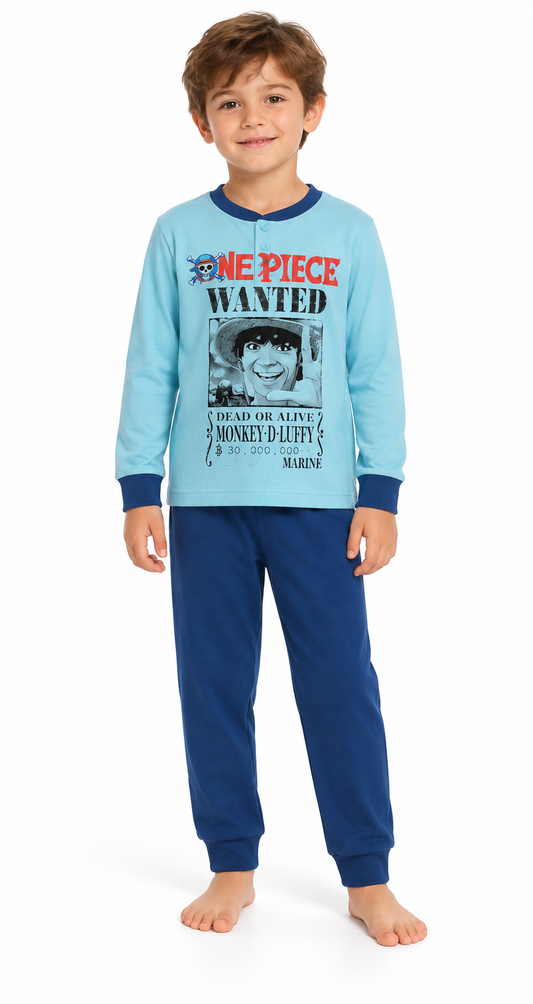Pigiama caldo cotone One Piece interlock bambino baby OP40G4900