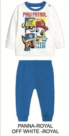 Pigiama caldo cotone Paw Patrol Disney interlock neonato bambino PP32G1411