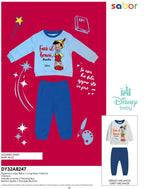 Pigiama caldo cotone Pinocchio Disney interlock neonato baby DY32A8247