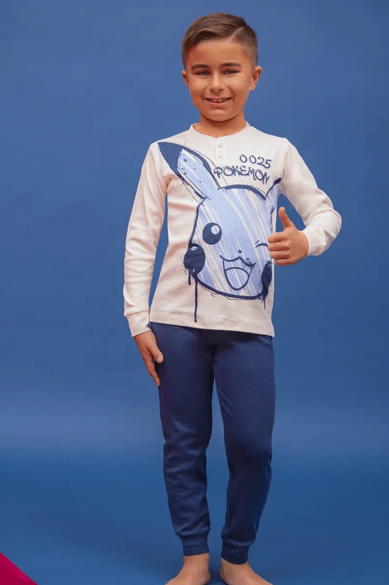 Pigiama caldo cotone Pokemon interlock bambino baby PK40Z1688