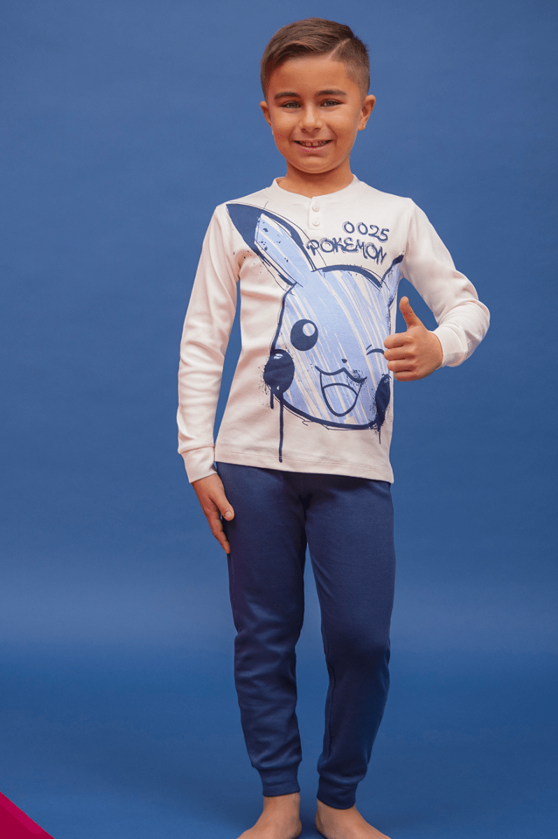 Pigiama caldo cotone Pokemon interlock bambino baby PK40Z1688