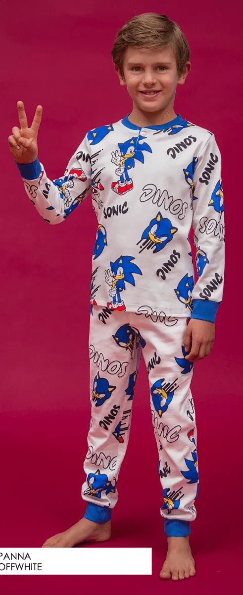 Pigiama caldo cotone Sonic interlock bambino baby SC40G4717