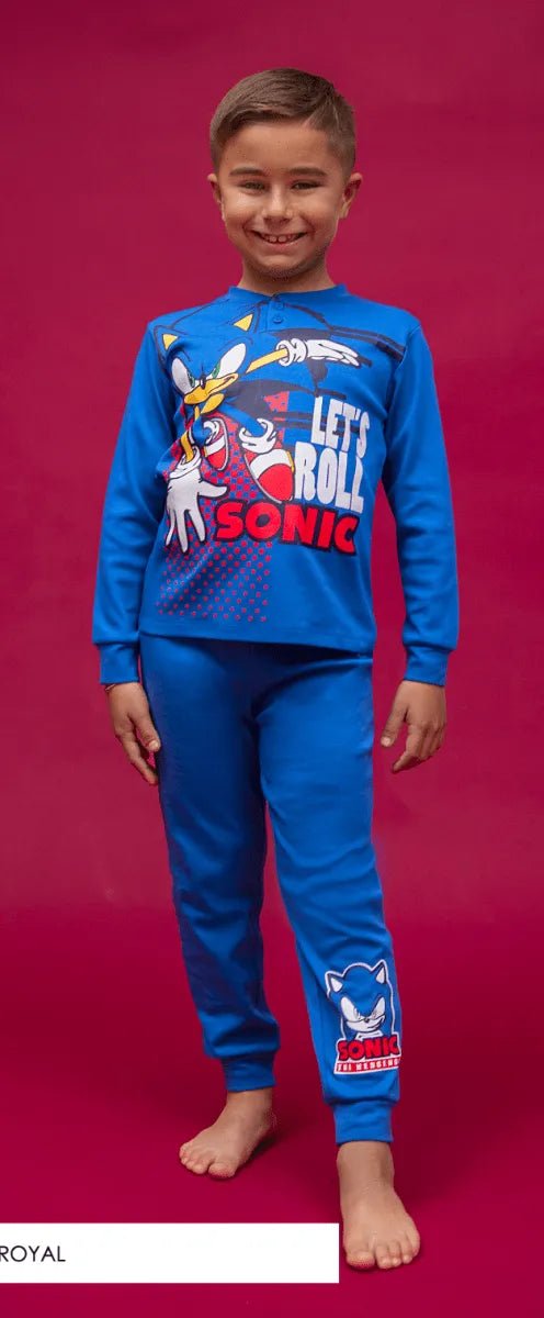 Pigiama caldo cotone Sonic interlock bambino baby SC40G4717