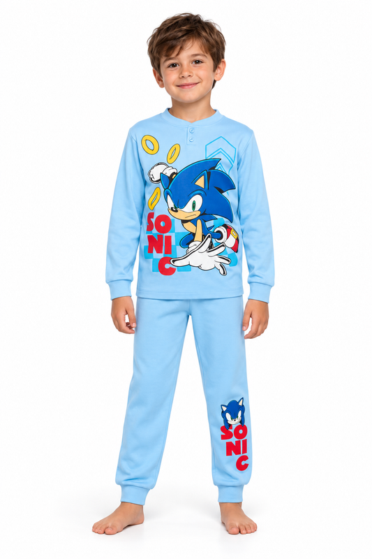 Pigiama caldo cotone Sonic interlock bambino baby SC40G4906