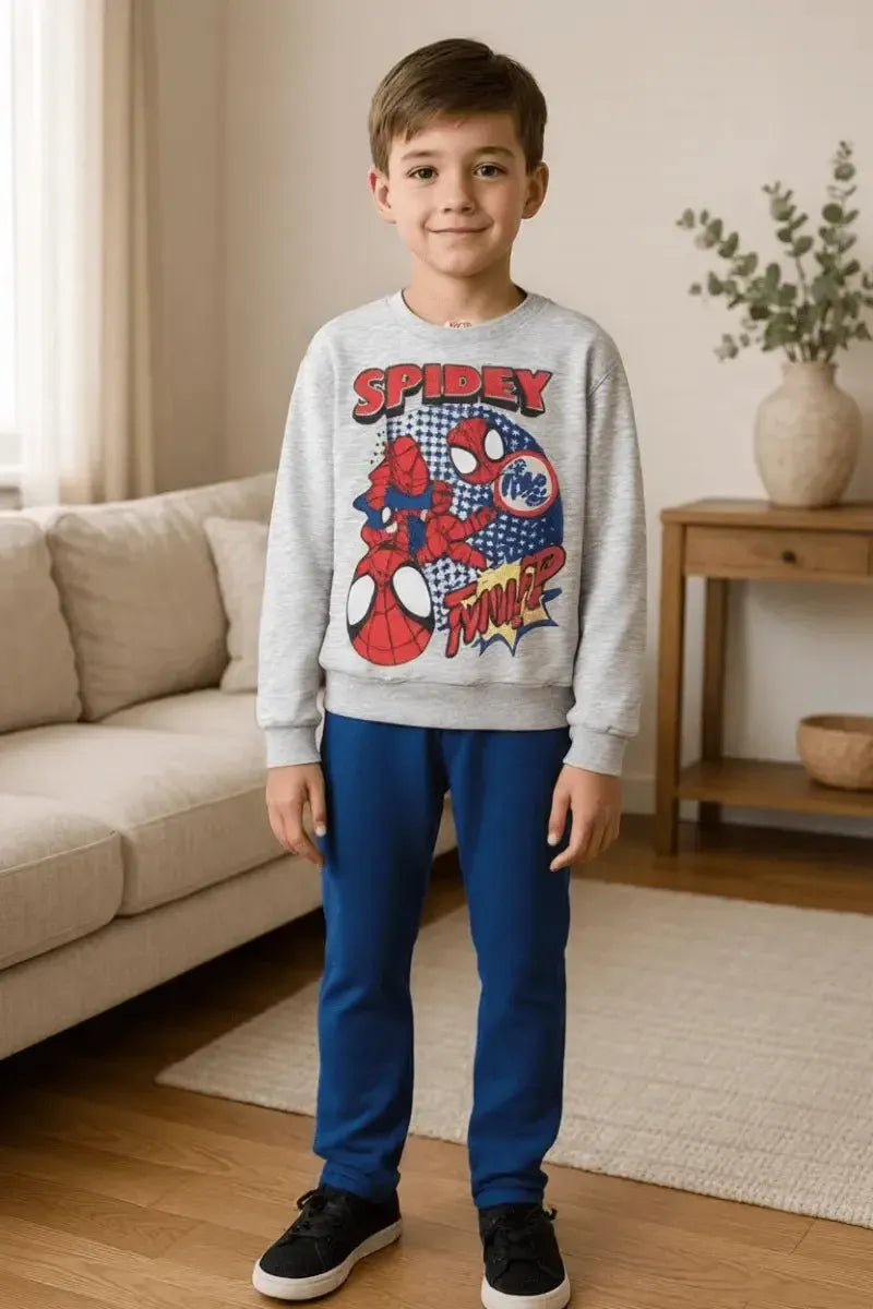 Pigiama caldo cotone Spidey Amazing Friends Marvel interlock neonato bambino MV32A1415