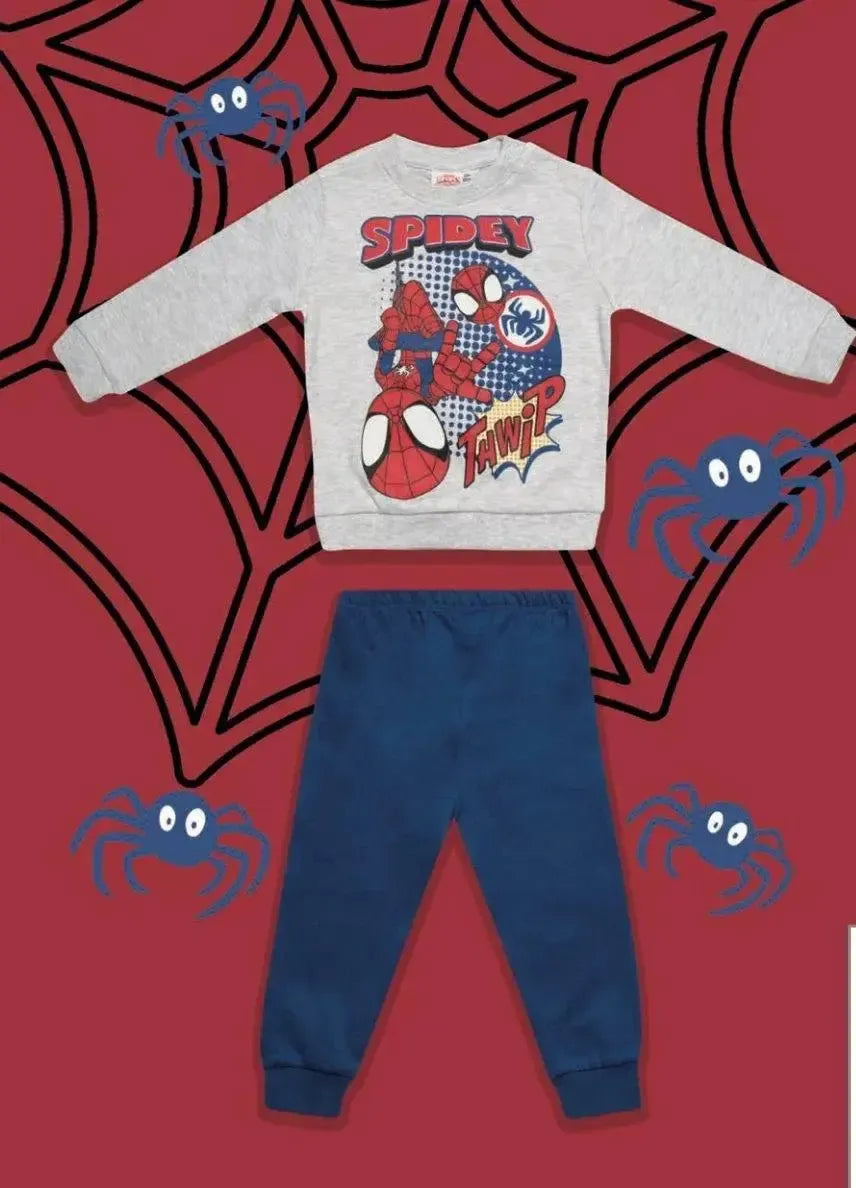 Pigiama caldo cotone Spidey Amazing Friends Marvel interlock neonato bambino MV32A1415