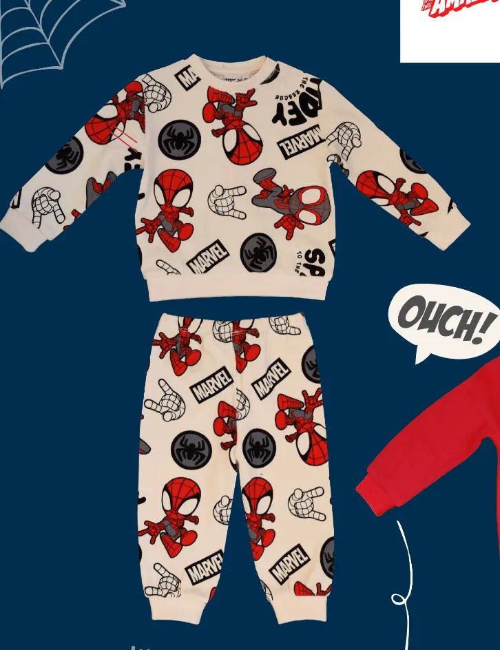 Pigiama caldo cotone Spidey Amazing Friends Marvel interlock neonato bambino MV32A8259