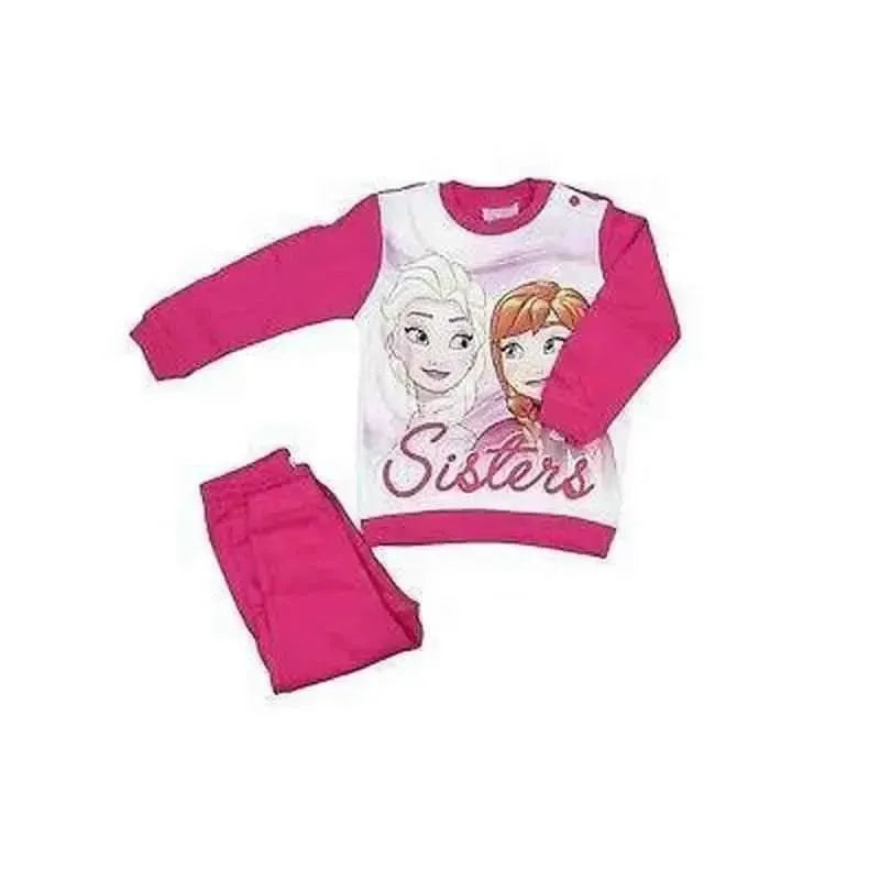 Pigiama caldo cotone neonata bambina Frozen Disney interlock 45715