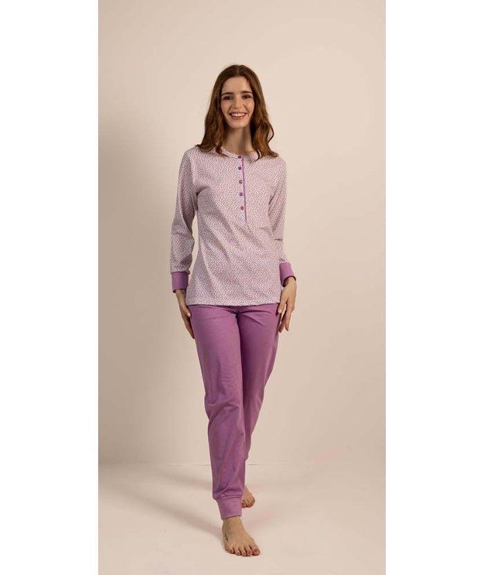 Pigiama conformato donna Jersey serafino Gary puro cotone 5265CONF