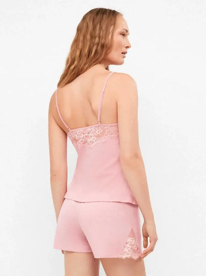 Pigiama corto donna spallina cotone modal Gisela 20392