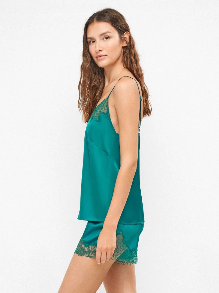 Pigiama corto donna spallina in raso Gisela 20395/20396